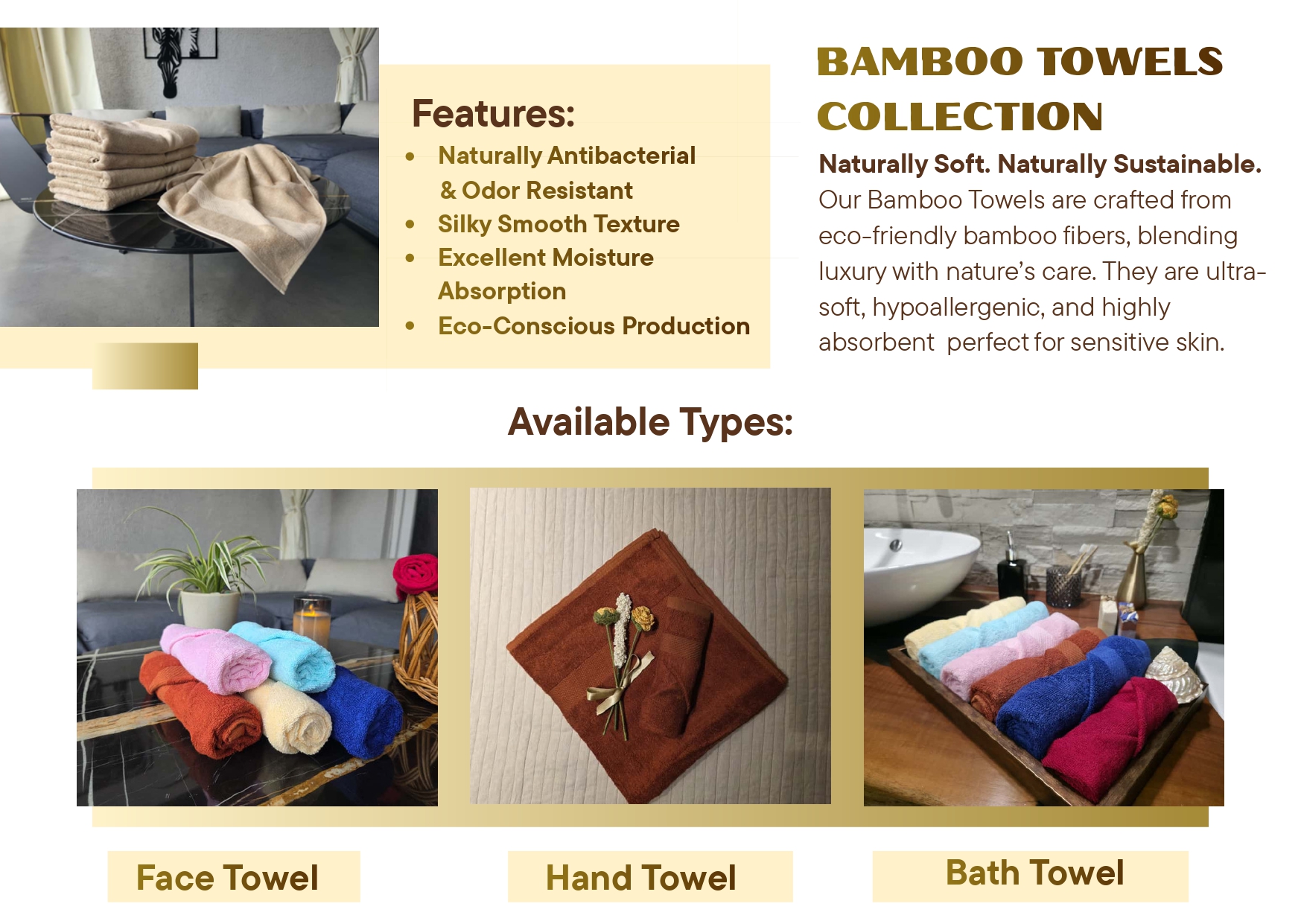 Bamboo towels