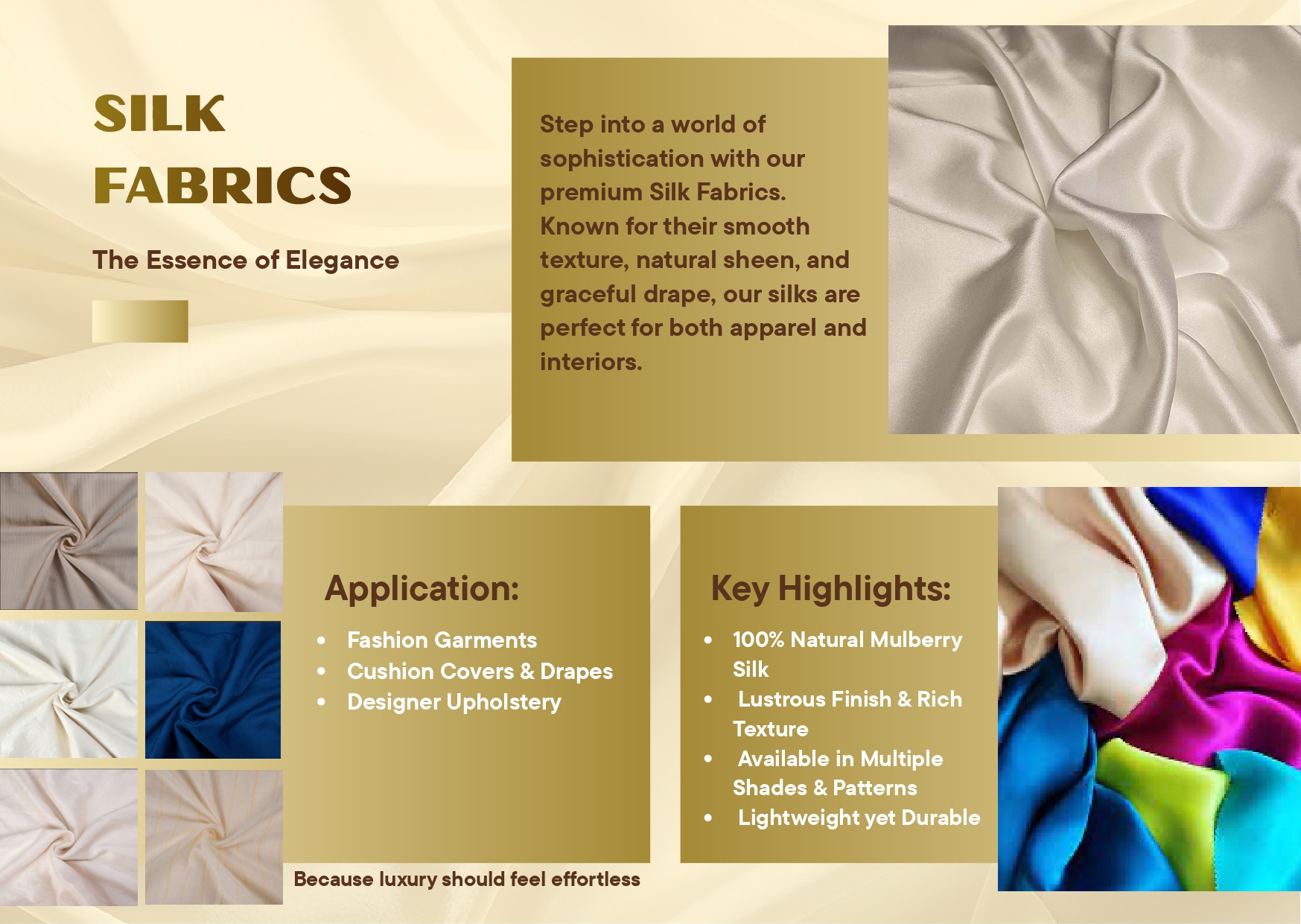 Silk fabrics